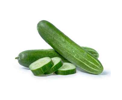 Fresh green cucumbers – juicy salad vegetable