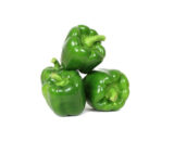 Fresh green capsicum bell peppers – crunchy vegetables
